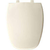 Bemis 1240205346 1240205 346 Plastic Elongated Toilet Seat, Biscuit/Linen