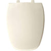 Bemis 1240205346 1240205 346 Plastic Elongated Toilet Seat, Biscuit/Linen