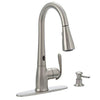 Moen 87350ESRS Haysfield Motion Sense One-Handle High Arc Pulldown Kitchen Faucet, Spot Resist Stainless