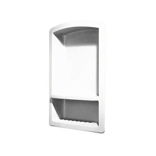 Swanstone RS-2215 Solid Surface Single Shower Shelf, 4.3