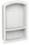 Swanstone RS-2215 Solid Surface Single Shower Shelf, 4.3