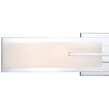 Midtown Modern Wall Light Chrome 23 1/2