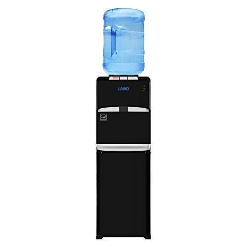 Lago Top Load Hot, Cold & Room Mini Black Water Cooler Dispenser