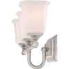 Quoizel NL8603C Nicholas 3-Light Bath Light, Polished Chrome