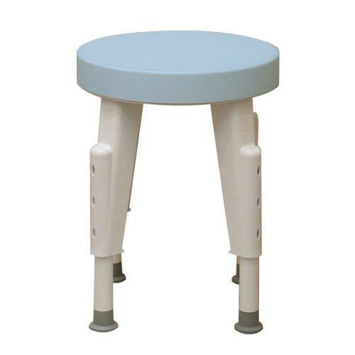 Maddak Rotating Shower Stool, Adjustable Legs (727152100)