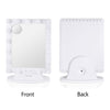 Viugreum Hollywood Vanity Mirror, Dimmable Lighted Makeup Mirror with Lights, Cosmetic Vanity Mirror Sets with Smart Touch Control Dimmer, Included 10X Magnifying Mirror and 2 pcs Lamp Shades-White