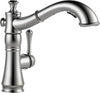 Delta Faucet Cassidy Single-Handle Kitchen Sink Faucet with Pull Out Sprayer and Magnetic Docking Spray Head, Arctic Stainless 4197-AR-DST