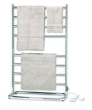 Warmrails WHC Hyde Park Family Size Floor Standing Towel Warmer, Chrome Finish