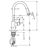 Hansgrohe Talis S 2-Spray HighArc Kitchen Faucet, Pull-Down, 1.75 GPM