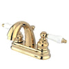 Kingston Brass KB5612PL Restoration 4-Inch Centerset Lavatory Faucet, Polished Brass