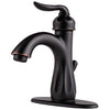 Pfister LF042LT0Y Sedona Single Control 4 Inch Centerset Bathroom Faucet in Tuscan Bronze, Water-Efficient Model