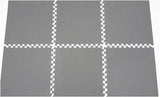 We Sell Mats 36 Tiles Borders Anti-Fatigue Interlocking EVA Foam Exercise, 2' x 3/8