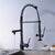 Votamuta Commercial Style Single Handle Pull-Down Kitchen Sink Faucet with Sprayer,Oil Rubbed Bronze Finish