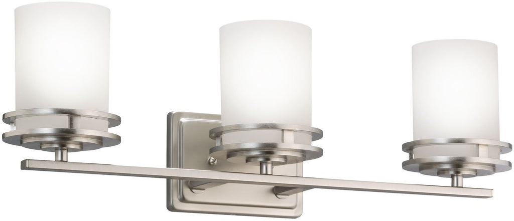 Kichler 5078NI Bath 3-Light, Brushed Nickel