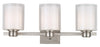 Design House 556159 Oslo 3 Light Vanity Light, Satin Nickel