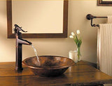 Pfister LF040YP0U Ashfield Single Control Vessel Bathroom Faucet in Rustic Bronze, Water-Efficient Model