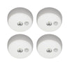 Mr. Beams MB984 Wireless Battery Operated Indoor/Outdoor Motion Sensing LED Ceiling Light, White, 4-pack