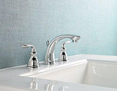 Pfister LFM49CBCC Avalon 2-Handle 8 Inch Widespread Bathroom Faucet in Polished Chrome, Water-Efficient Model