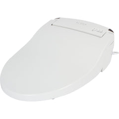 ALPHA JX Elongated Bidet Toilet Seat, White, Endless Warm Water, Rear and Front Wash, LED Light,Quiet Operation, Easy Wireless Remote Control, Low Profile Sittable Lid, 3 Year Warranty