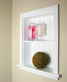 14x18 Recessed Aiden Wall Niche (w/beadboard back) by Fox Hollow Furnishings (White)