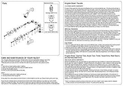Kingston Brass KB245AX Twin Handle Tub and Shower Faucet with Decor Cross Handle, Oil Rubbed Bronze