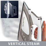 Rowenta 1700-Watt Micro Steam Iron Stainless Steel Soleplate with Auto-Off, 400-Hole, Brown, DW5080 (Limited Edition)