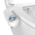 Bio Bidet SlimGlow Simple Bidet Toilet Attachment in White with Dual Nozzle, Fresh Water Spray, Non Electric, Easy to Install, Brass Inlet and Internal Valve