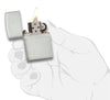 Zippo Brushed Sterling Silver Lighter