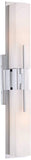 Midtown Modern Wall Light Chrome 23 1/2