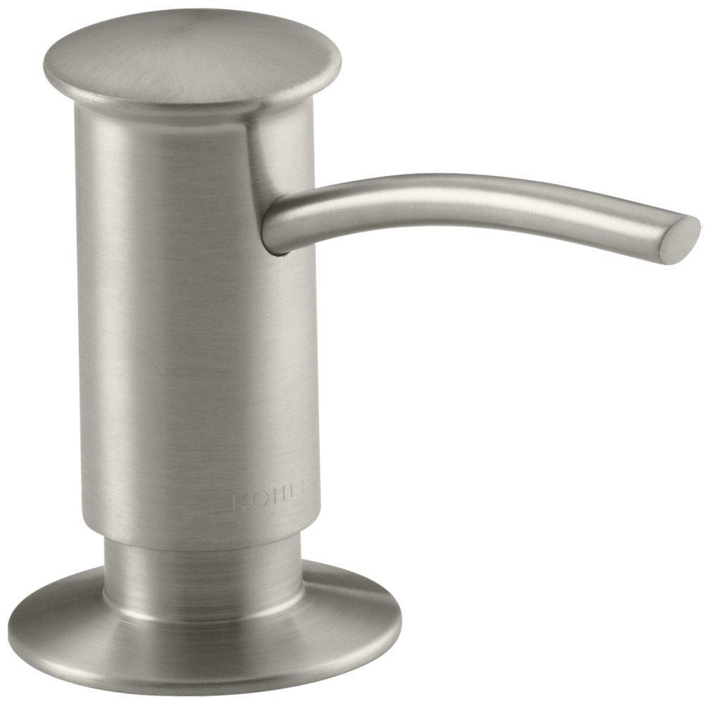 KOHLER K-1895-C-BN Soap or Lotion Dispenser with Contemporary Design (Clam Shell Packed), Brushed Nickel