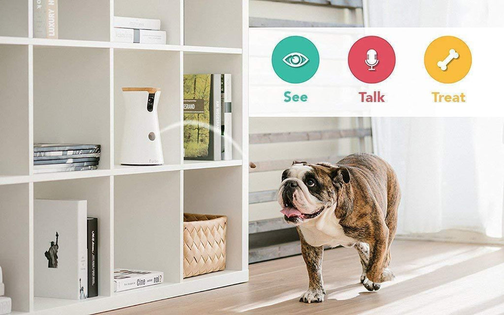 Furbo Dog Camera: Treat Tossing, Full HD Wifi Pet Camera and 2-Way Audio, Designed for Dogs, Compatible with Alexa (As Seen On Ellen)