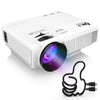 DR. J Professional HI-04 1080P Supported 4Inch Mini Projector with 170