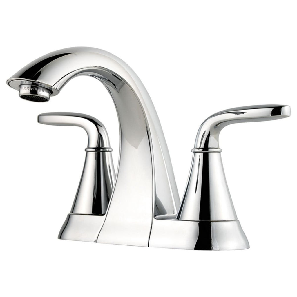 Pfister LF048PDCC Pasadena 2 Handle 4 Inch Centerset Bathroom Faucet in Polished Chrome