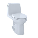 TOTO MS854114SG#01 Ultramax Elongated One Piece Toilet with Sanagloss, Cotton White