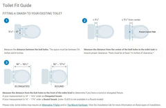 Brondell S1000-EW Swash 1000 Advanced Bidet Elongated Toilet Seat, White