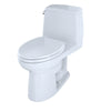 TOTO MS854114SG#01 Ultramax Elongated One Piece Toilet with Sanagloss, Cotton White