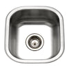 Houzer MS-1708-1 Club Series Undermount Stainless Steel Square Bowl Bar/Prep Sink