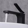 Beelee Single Hanle Single Hole Bathroom Vanity Sink Tall Faucet, Painting Black