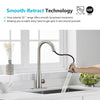 【Promoción】Commercial Kitchen Faucet with Pull Down Sprayer, KOPAIS 1-Handle High Arch Brushed Nickel Kitchen Sink Faucets, Single Lever Deck Mounted Stainless Steel cUPC