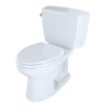 TOTO CST744SG#01 Drake 2-Piece Toilet with Elongated Bowl and Sanagloss,1.6 GPF, Glazed Cotton White