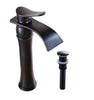 BWE Waterfall Single lever Commercial Bathroom Sink Vessel Faucet Basin Mixer Tap Oil Rubbed Bronze