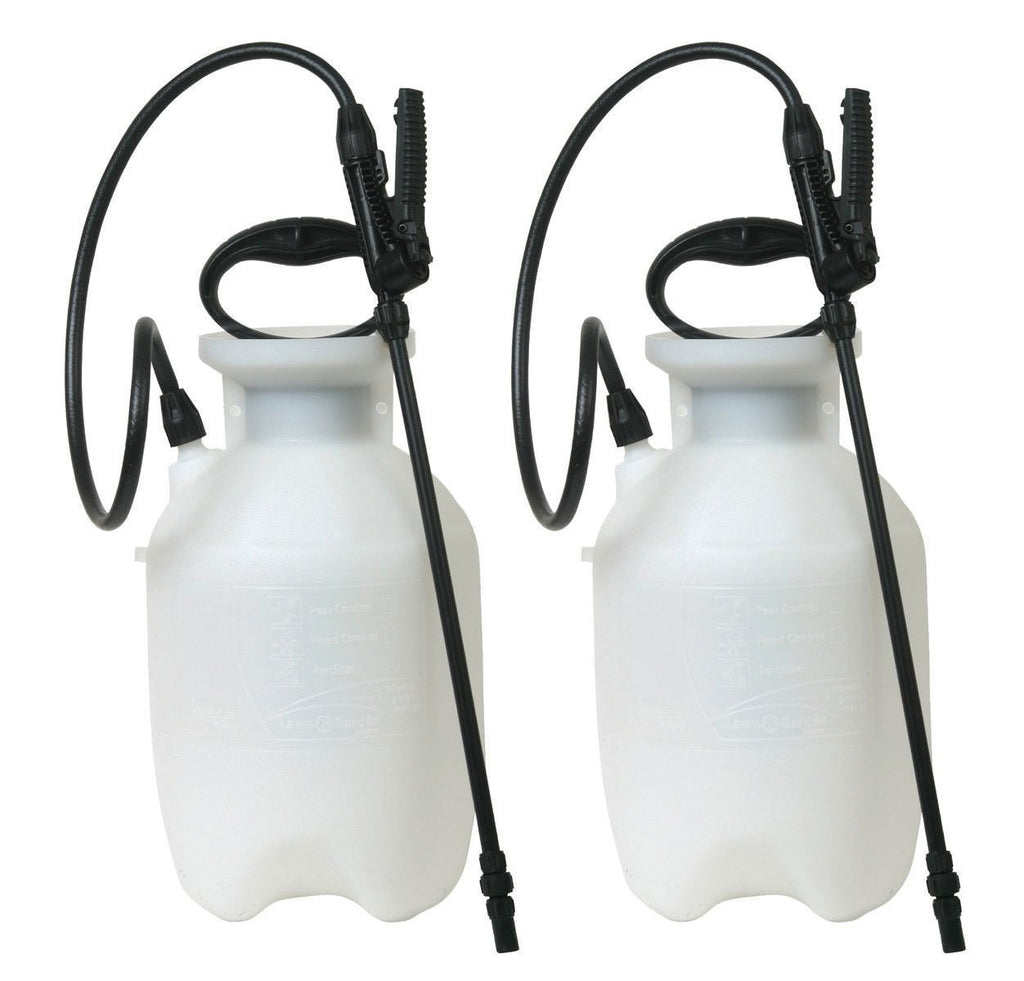 IUYEHDUH 20000 1-Gallon Poly Lawn, Garden, And Multi-Purpose Or Home Project Sprayer Great For Fertilizers, Weed Killers, And Common Household Cleaners, 1-Gallon (1 Sprayer/Package) 2 Pack