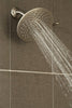 Moen S6320EPBN Velocity 8-Inch Eco-Performance Two-Function Rainshower Showerhead with Immersion Technology at 2.0 GPM Flow Rate, Brushed Nickel