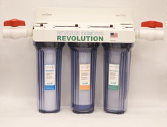 Reverse Osmosis Revolution Whole House 3-Stage Water Filtration System, 3/4