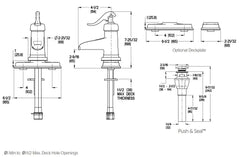 Pfister LF-M42-YPYY Ashfield Single Control 4