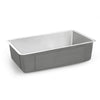 ZUHNE Verona 32 x 19 Inch Single Bowl Under Mount Reversible Offset Drain 16 Gauge Stainless Steel Kitchen Sink W. Grate Protector, Caddy, Colander Set, Drain Strainer and Mounting Clips, 36