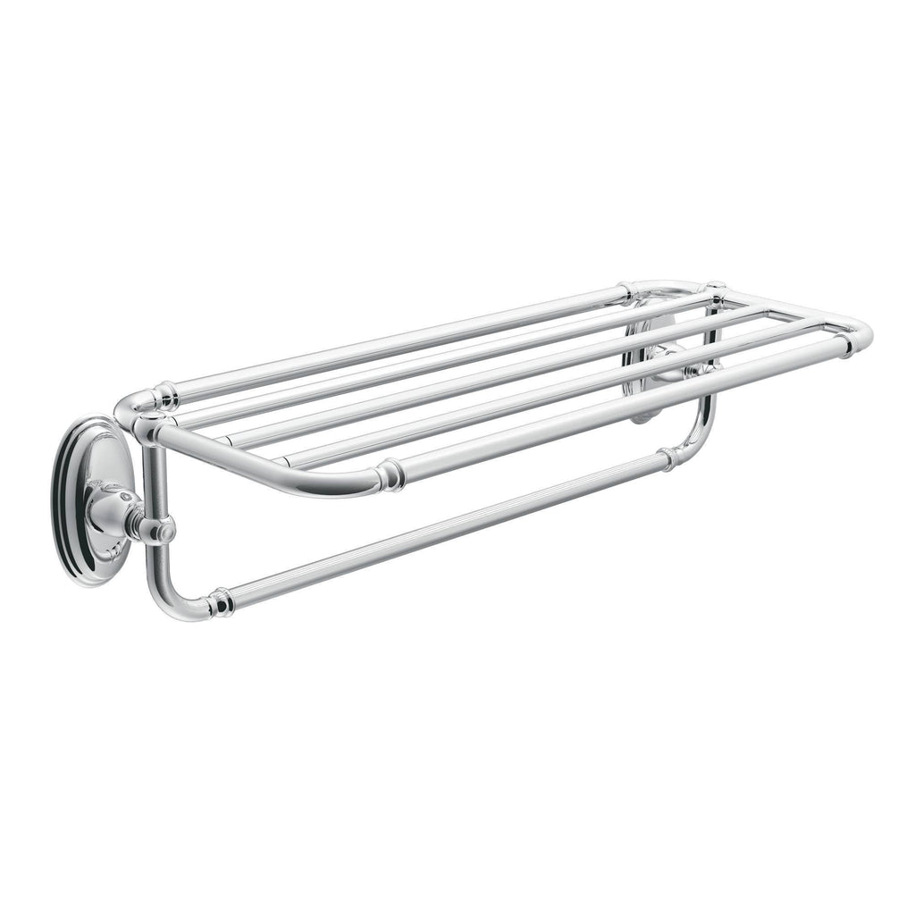 Moen YB5494CH Kingsley Towel Shelf, Chrome