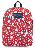 Jansport Superbreak Backpack (red/hearts)