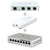 Ubiquiti USG Unifi Security Gateway (1 Item) Bundle with Ubiquiti UC-CK Unifi Cloud Key - Remote Control Device (1 Item) & Ubiquiti US-8-60W UniFi Switch 8 60W (1 Item)