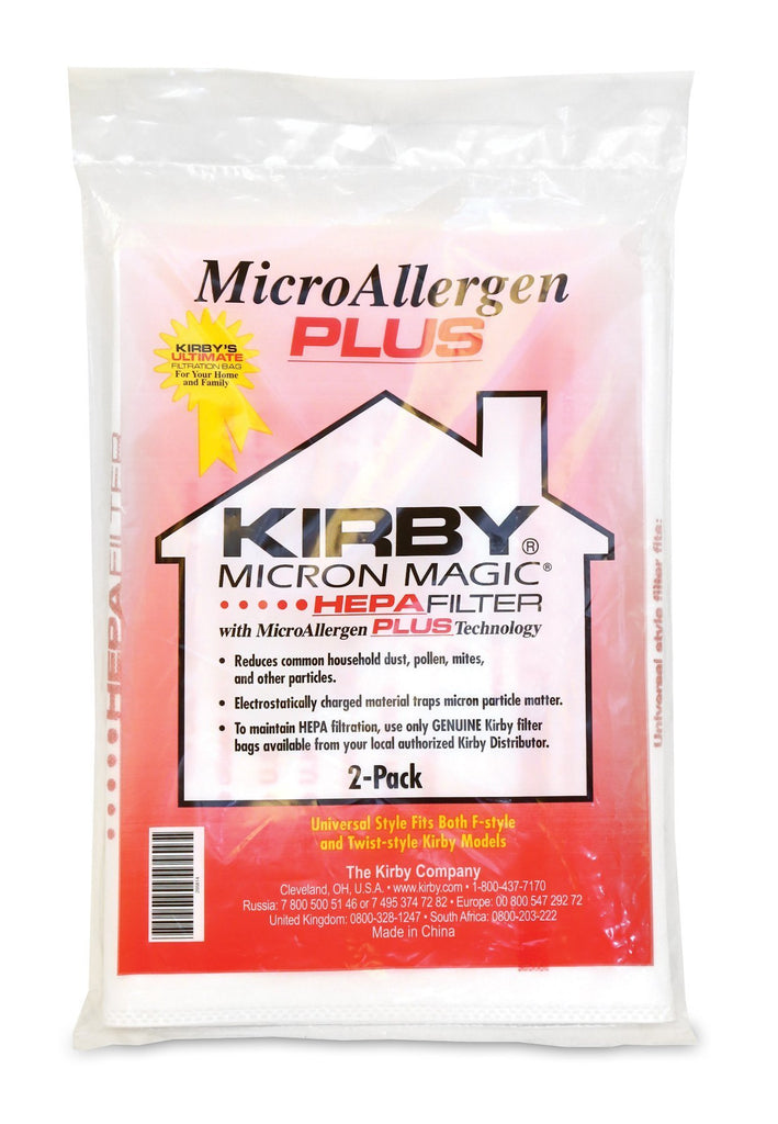 Kirby Microallergen Plus Bag, 205814 (2 pack, 25/case)